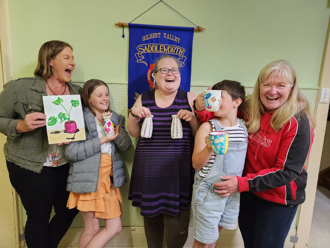 Paint and Plonk with Gilbert Valley CWA