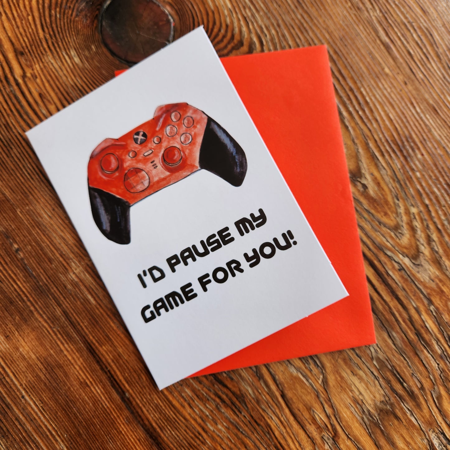 Gamer Love Greeting Card