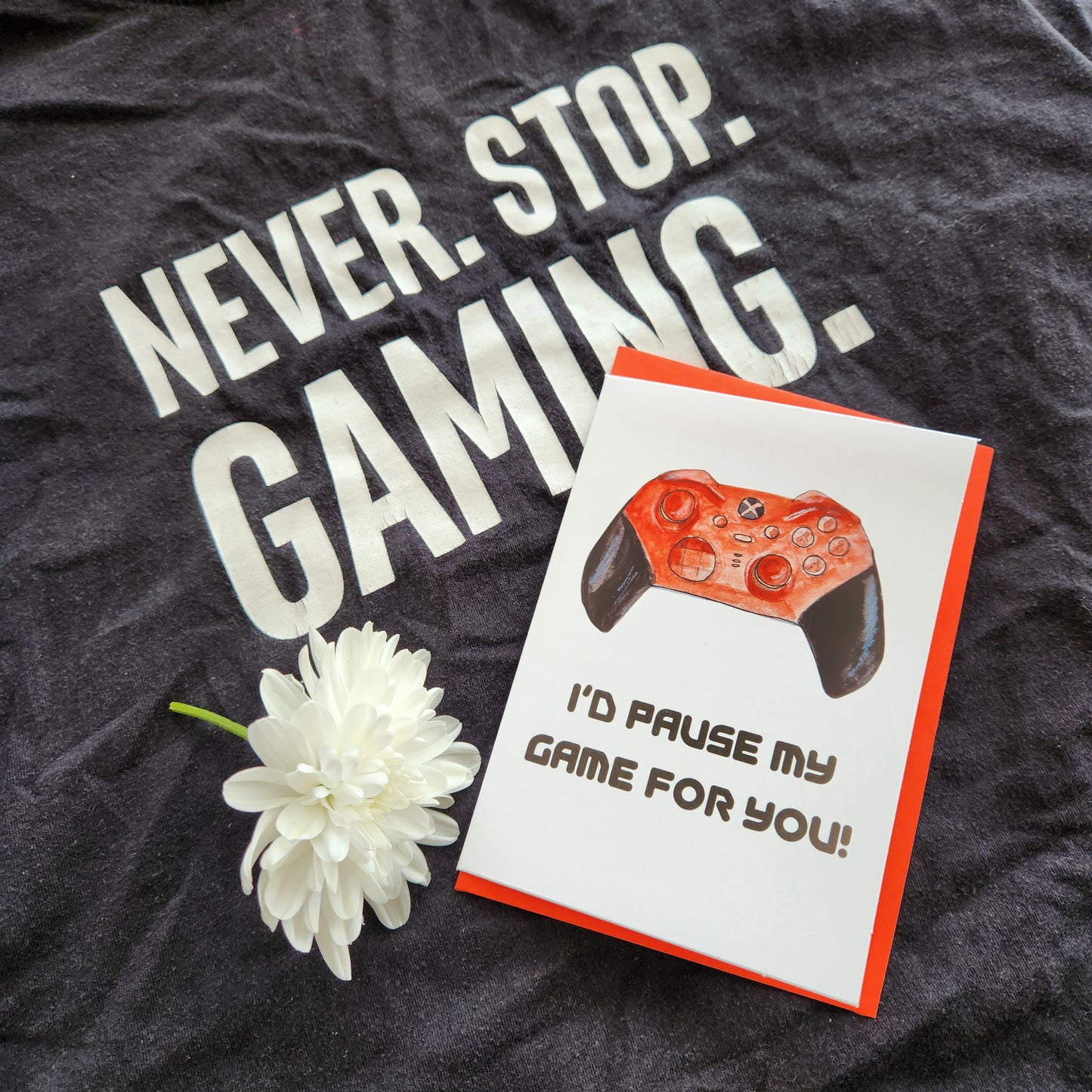 Gamer Love Greeting Card