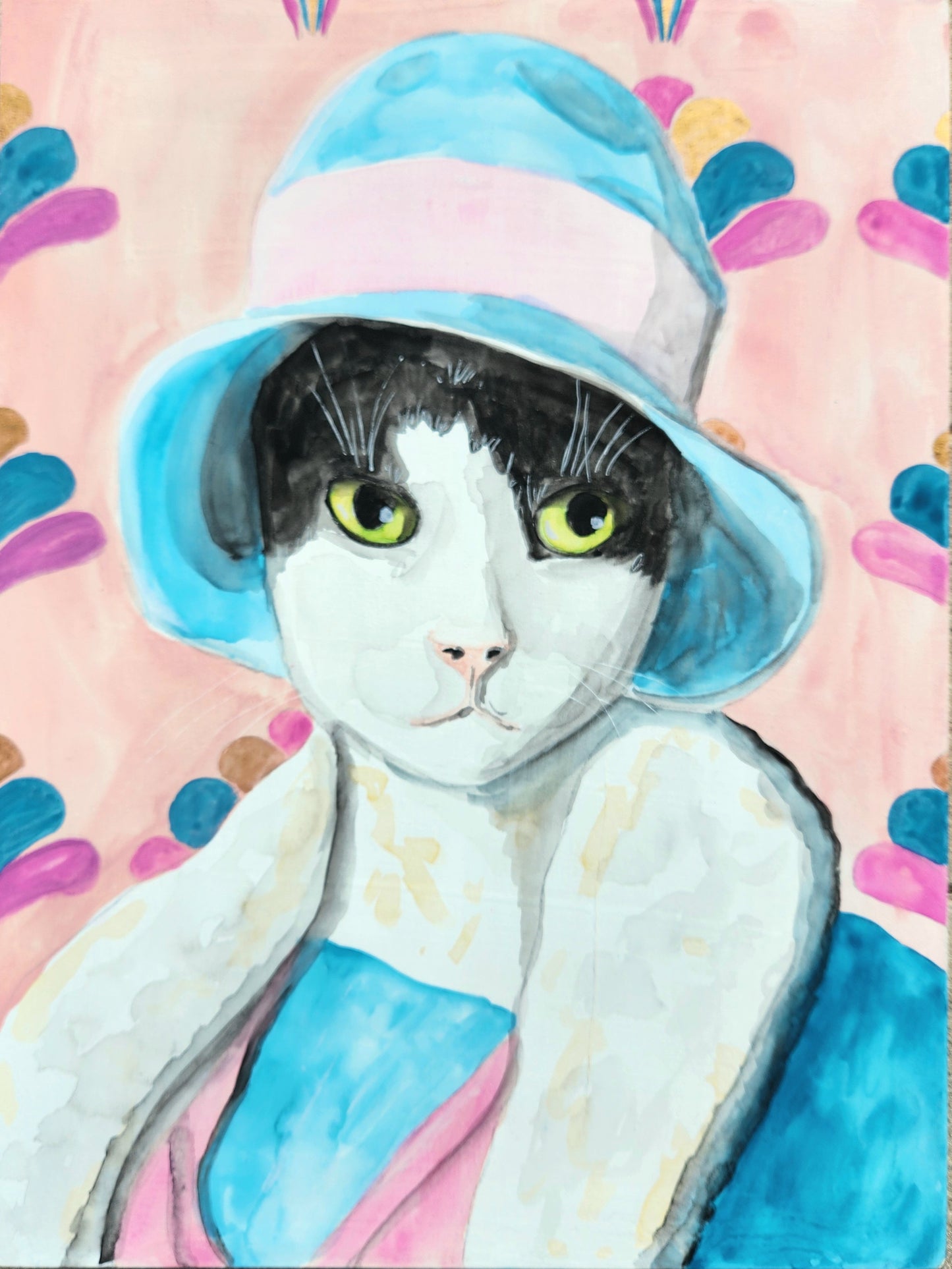 Clawssy Dame Greeting Card