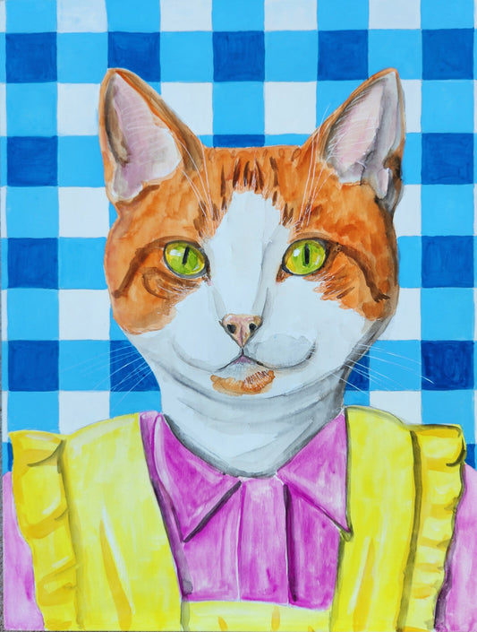 Purrfectly Stepford Print