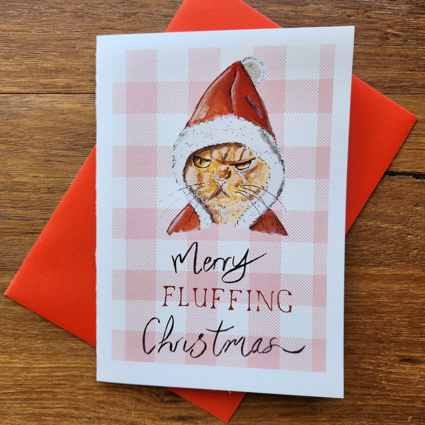 Merry Fluffing Christmas Greeting Card