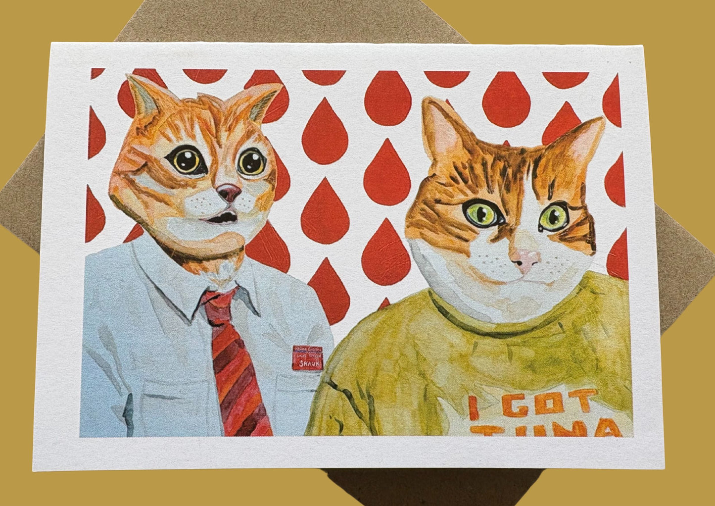 You've Got Red On You Greeting Card