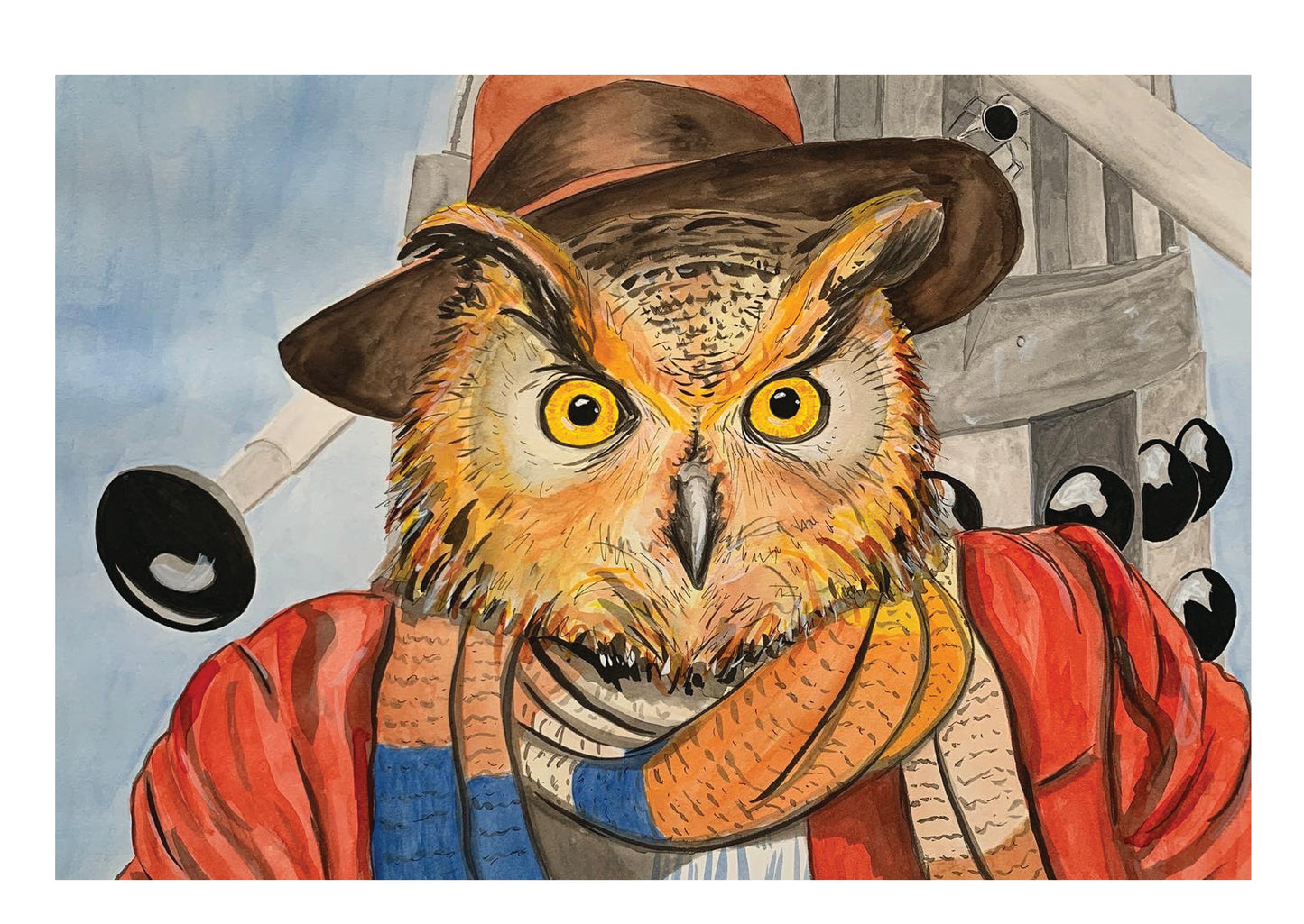 Doctor Hoo-T Augmented Reality Greeting Card