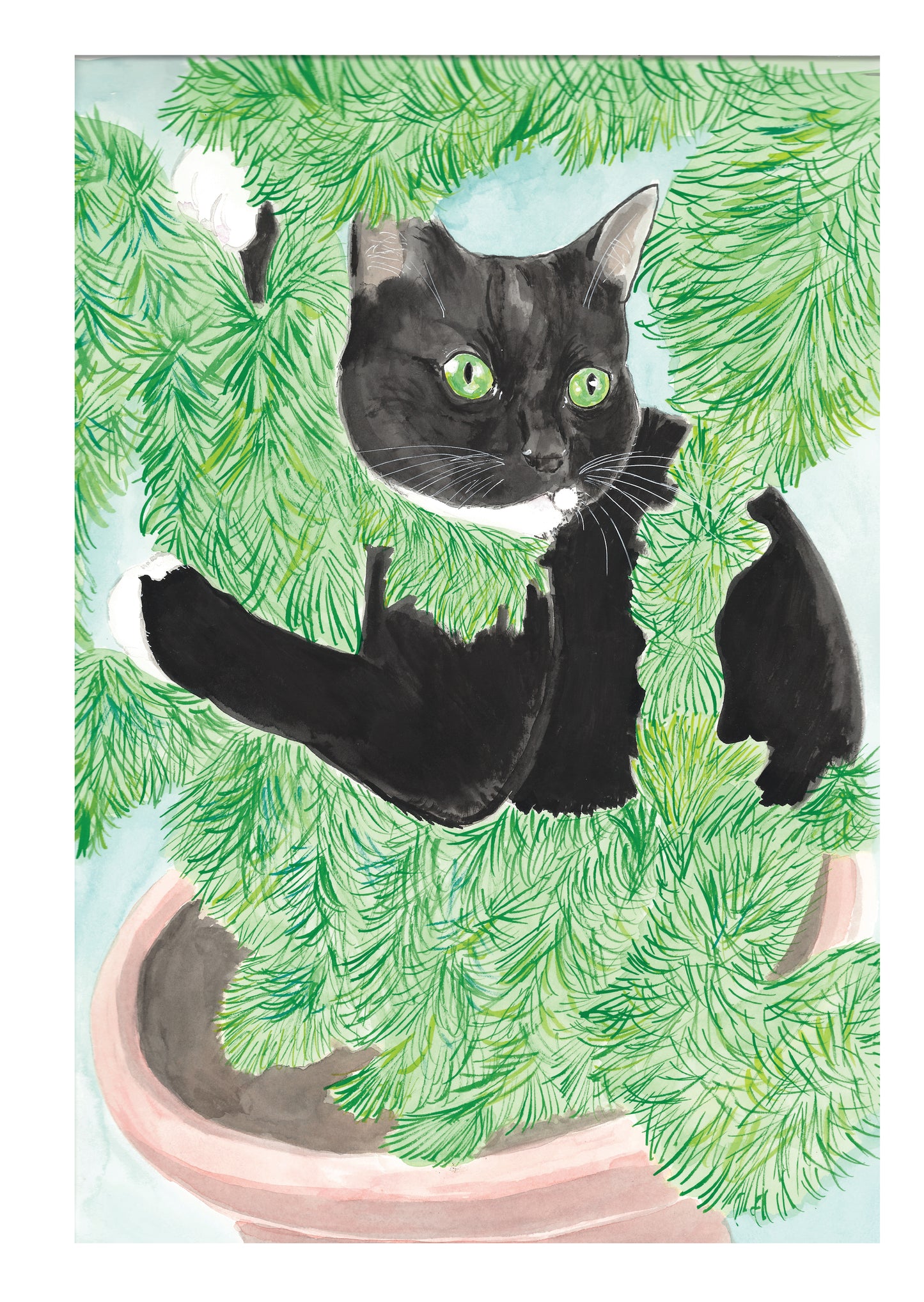 Monty Greeting Card