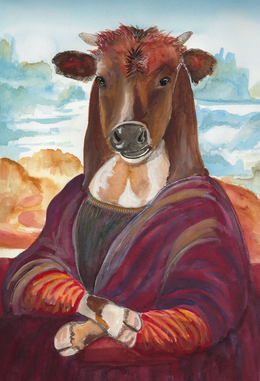 Moo-na Lisa by Meg Mader