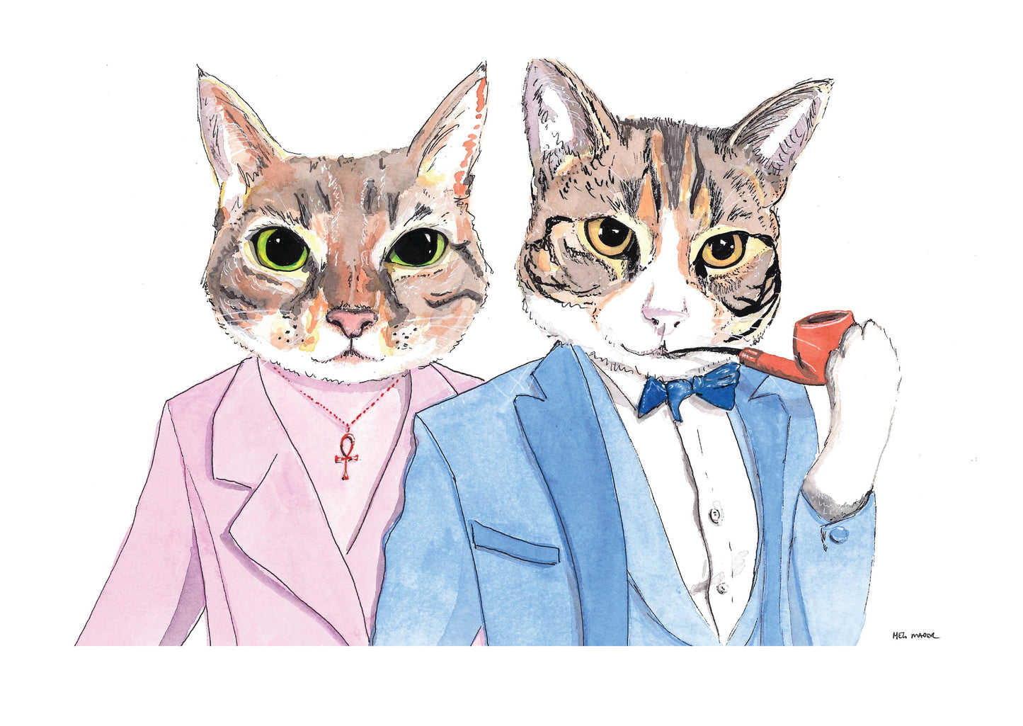 Pam and Reggie Greeting Card