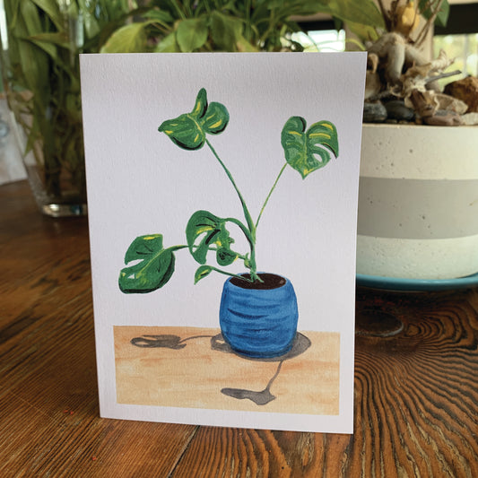 Philodendron Greeting Card