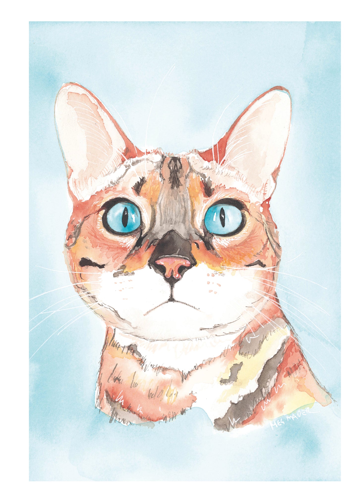 Turquoise Greeting Card