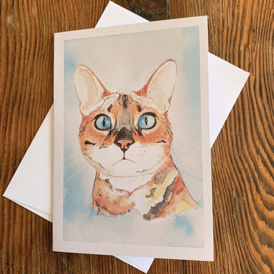 Turquoise Greeting Card