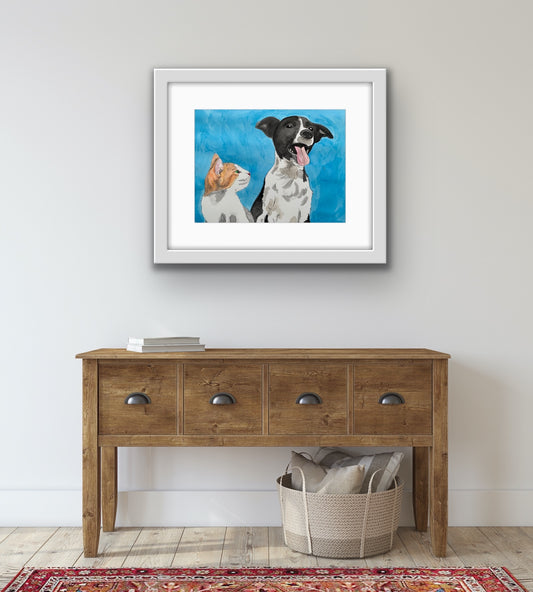 Pet Portrait Commission - additional face