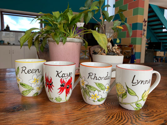 Hand Painted Mugs