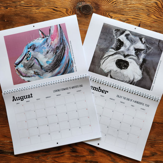 2025 Calendar - Animal Collection - The Journey Studio