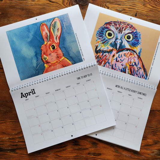 2025 Calendar - Animal Collection - The Journey Studio