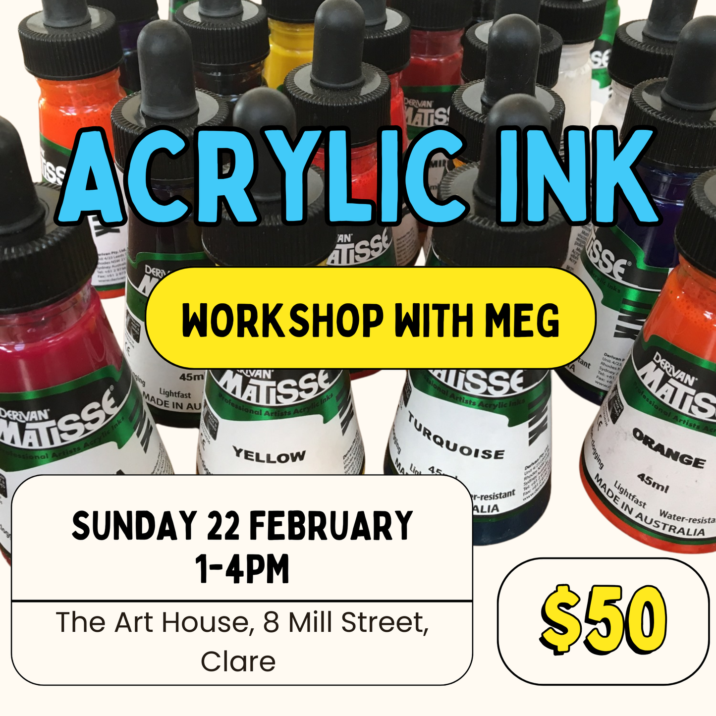 Acrylic Ink Workshop - Clare Art House