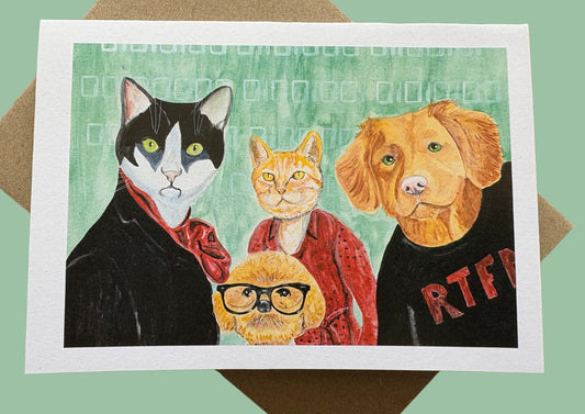 Hello? It... Greeting Card