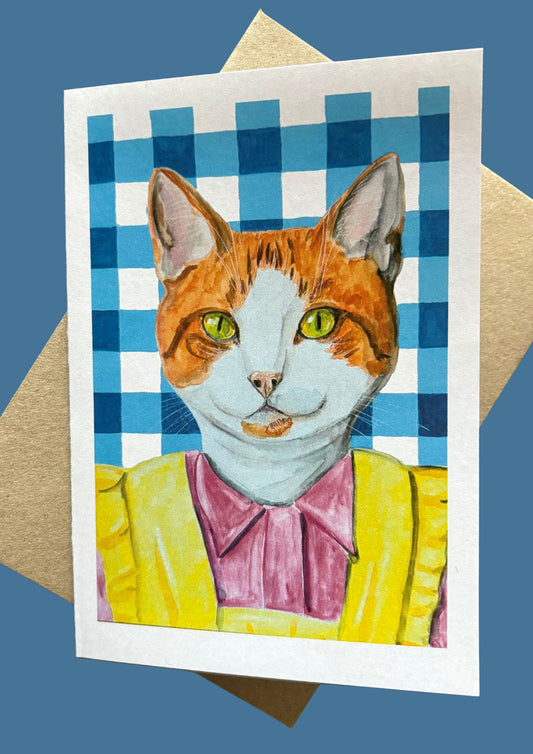 Purrfectly Stepford Greeting Card