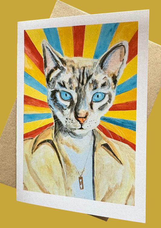 Stayin' Alive...Nine Times Greeting Card