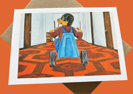 The Overwoof Hotel Greeting Card