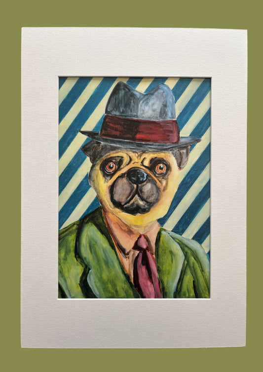 The Pugfather Print