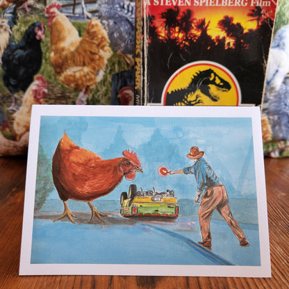 Jurassic Bagark Augmented Reality Greeting Card