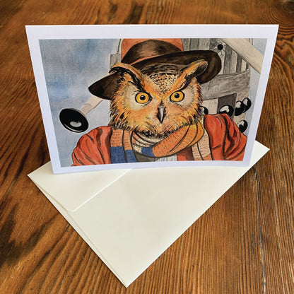 Doctor Hoo-T Augmented Reality Greeting Card