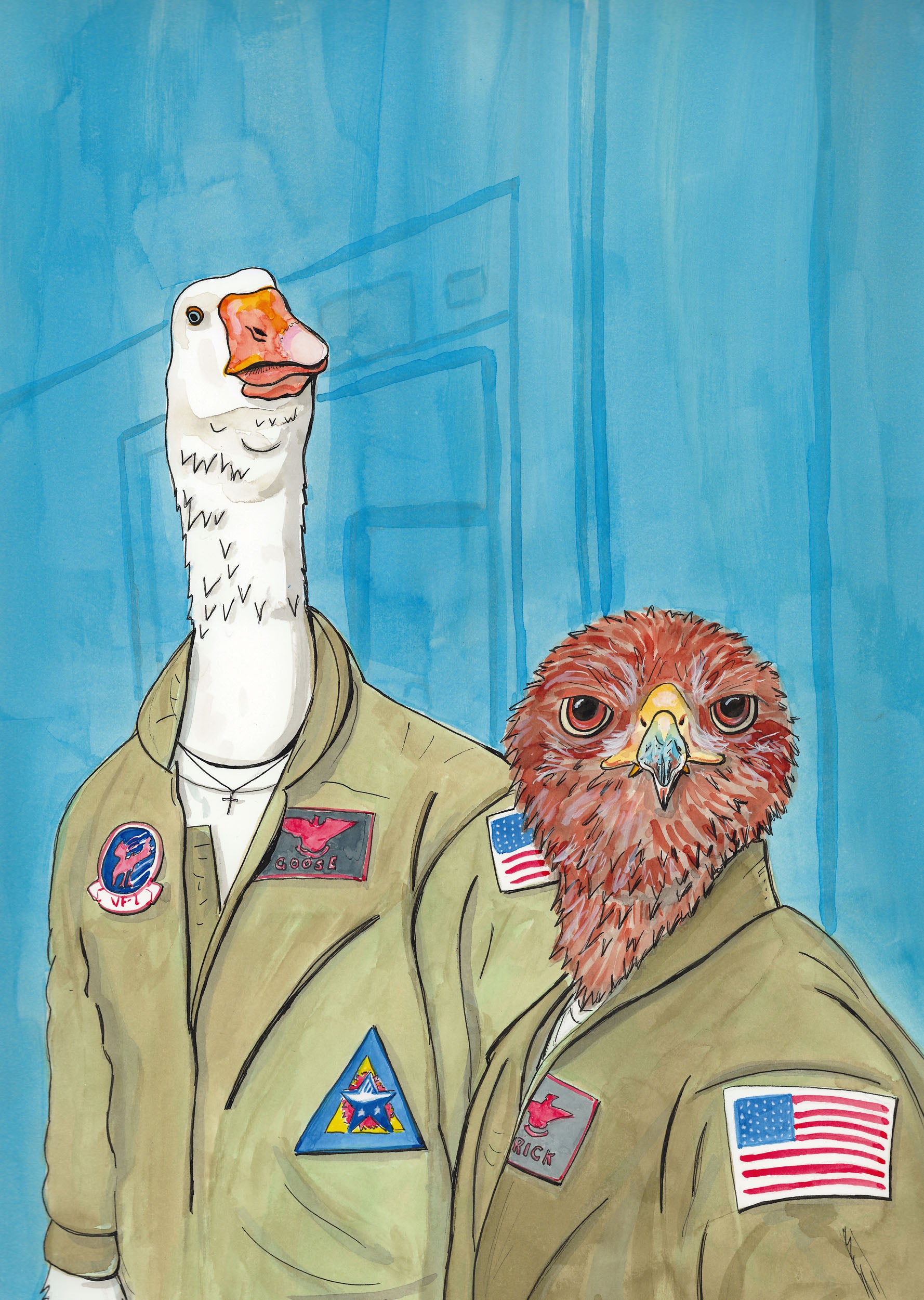 Goose And Maverick Top Gun Augmented Reality Art By Meg Mader The goose-and-maverick-top-gun-augmented-reality-art-by-meg-mader-the