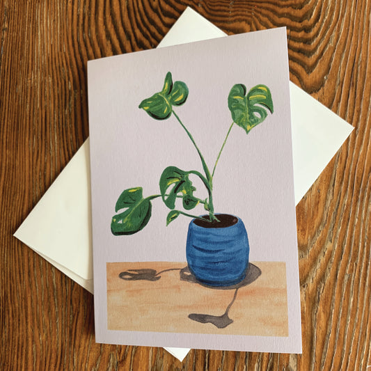 Philodendron Greeting Card