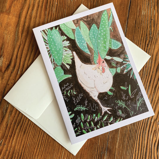 Snowy Greeting Card