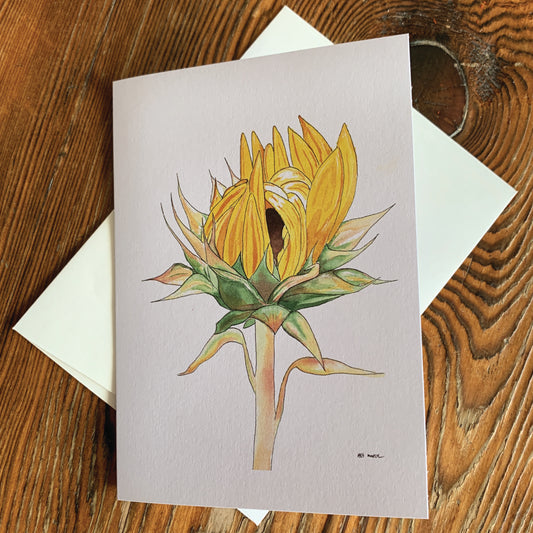 Sunflower Greeting Card
